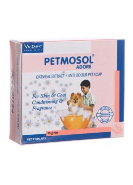 Virbac Petmosol Adore Dog Soap - 75 Gm